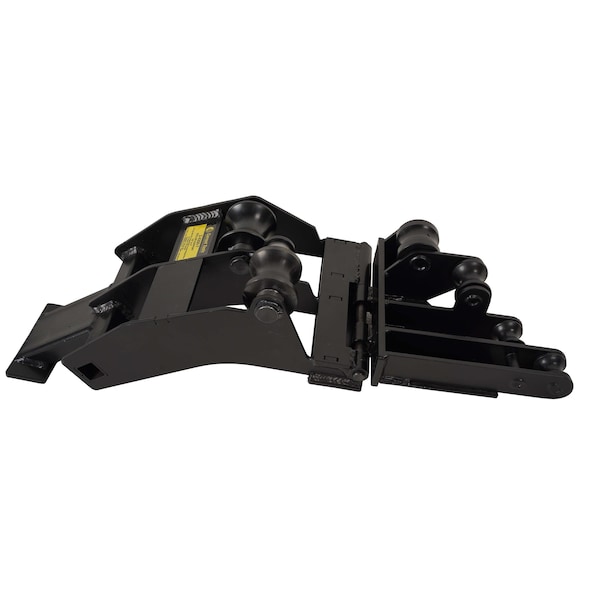 1/2"-2" PVC Coated Rigid Single Roller Support